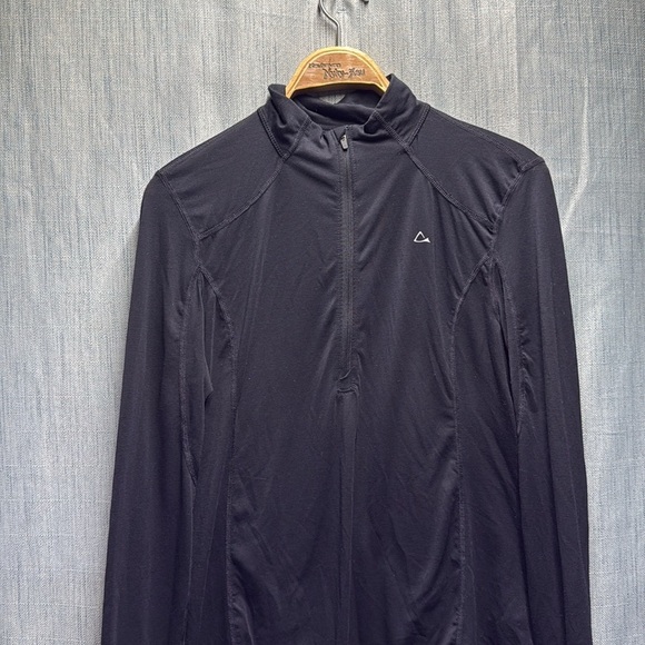 Paradox black 1/4 zip long sleeve shirt size large - Picture 3 of 8